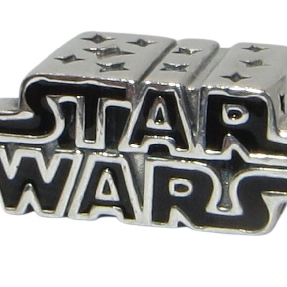 Pandora Disney LFL Star Wars Logo & SS .925 Charm 799246C01 - Picture 2 of 7